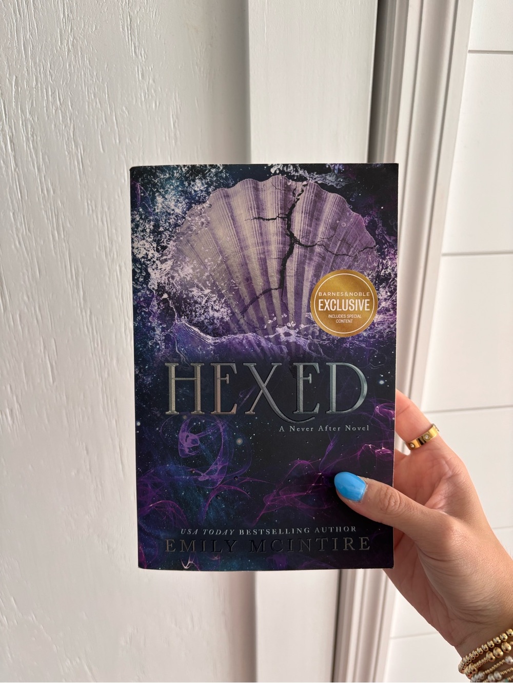 Hexed by Emily McIntire — Purple Cover Paperback — Novel